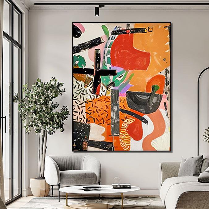 Big Celebration - Colorful Canvas Art Painting
