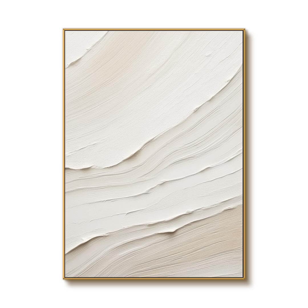 Tides of Light - Minimalist Textured Wall Art