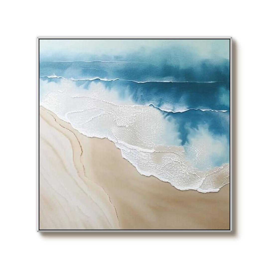 Song On The Beach I - Abstract Seascape Wall Art Painting
