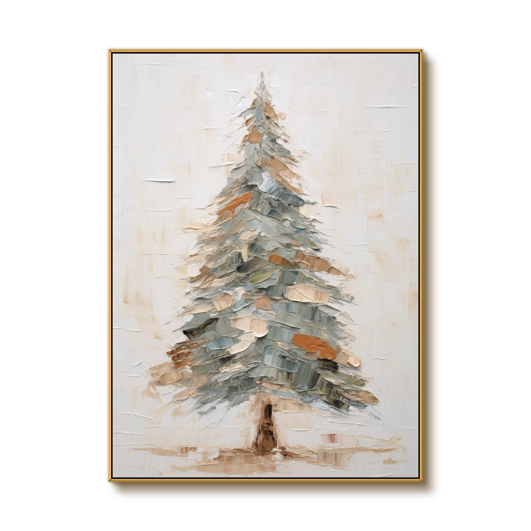 Wooded Whimsy - Abstract Canvas Painting