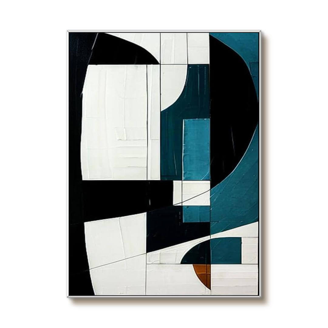 Tectonic Interplay I - Original Abstract Art Painting