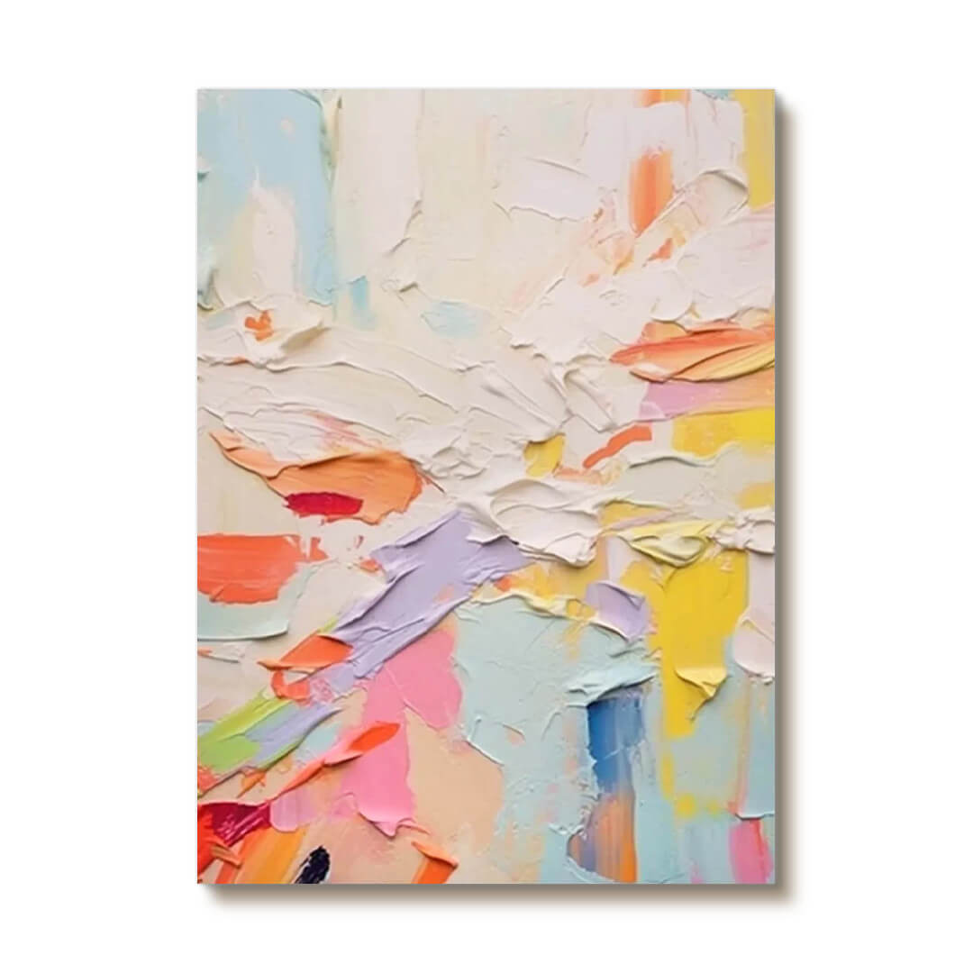 Melted Spring - Colorful Abstract Texture Art Painting