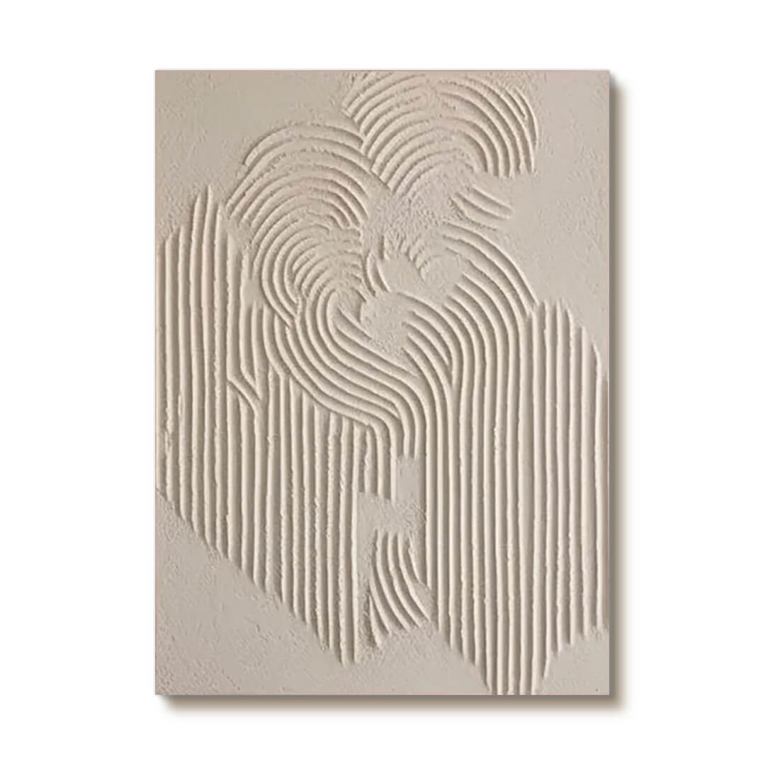 Thumbprint - Textured Minimalist Wall Art Painting