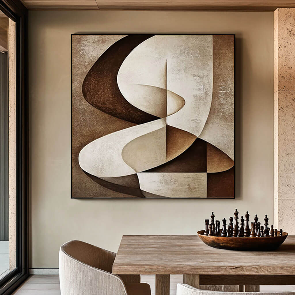 Form in Motion - Abstract Geometric Painting