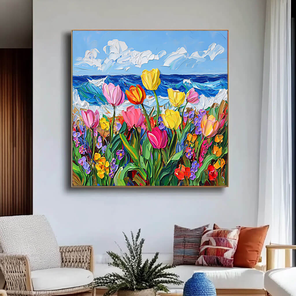 Life Is - Textured Abstract Art Painting