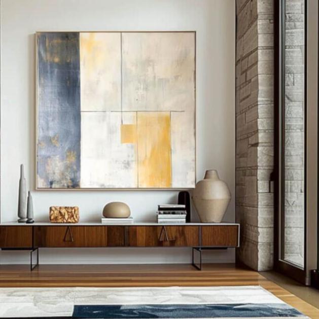 Composition I - Beige Wabi Sabi Minimalist Wall Art
