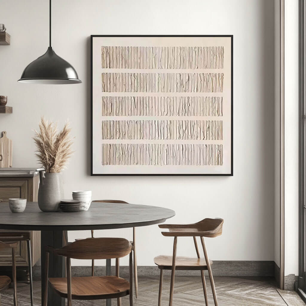 Field of Rhythm - Modern Wabi-Sabi Painting
