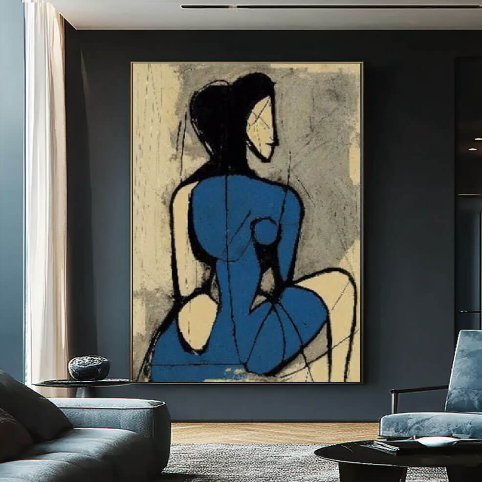 Posture No. 5 - Modern Abstract Wall Art