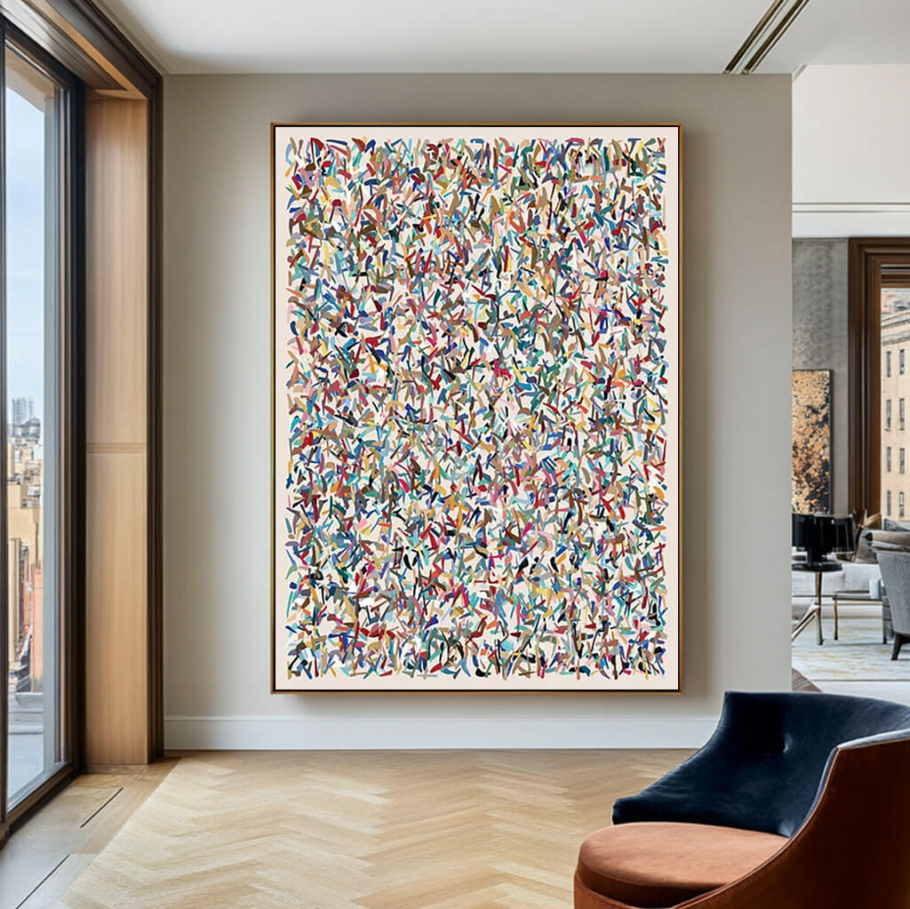 Joy in Motion - Colorful Abstract Art Painting