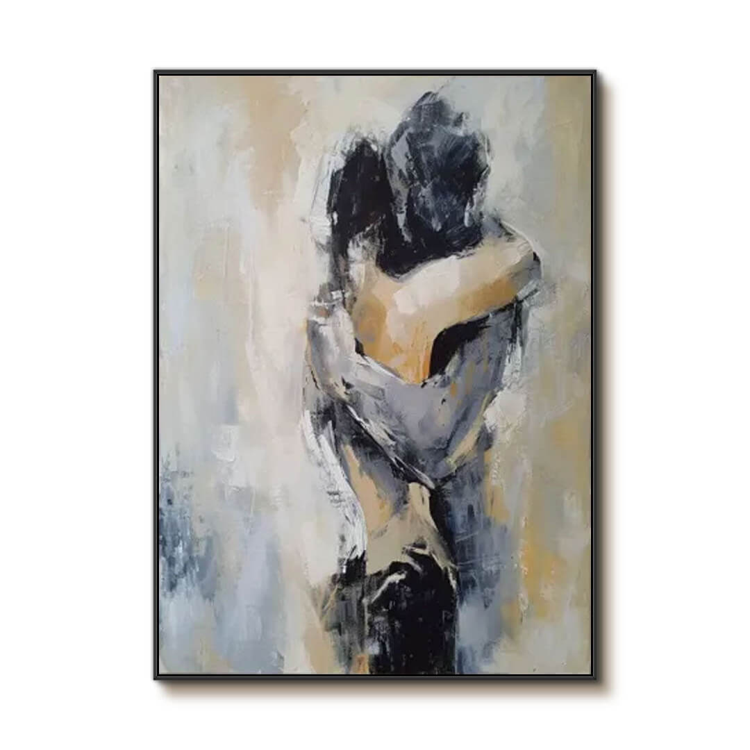 Unspoken Gravity - Large Abstract Figure Wall Art