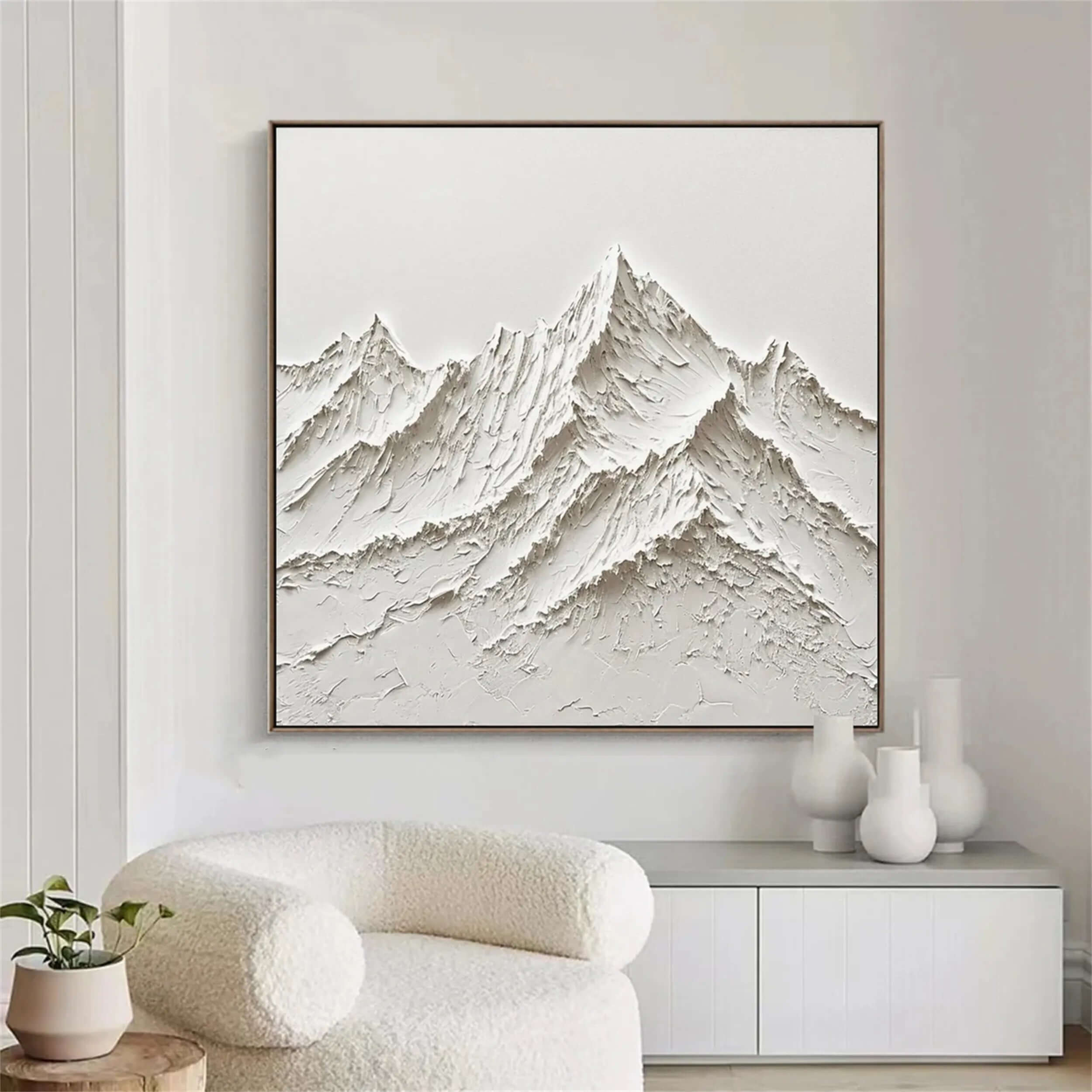 Mountain Veins - Abstract Landscape Texture Wall Art