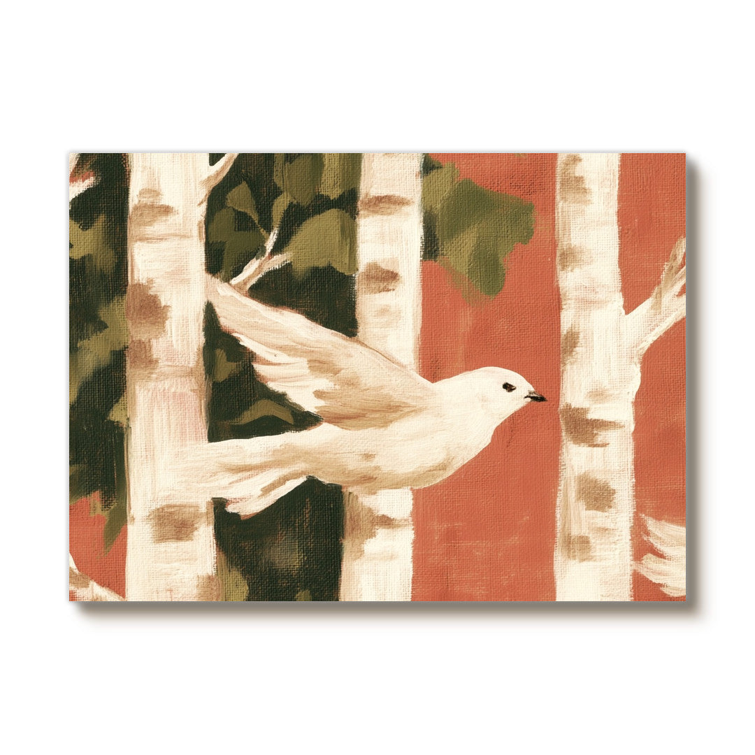 Autumn Messenger - Modern Minimalist Nature Wall Art