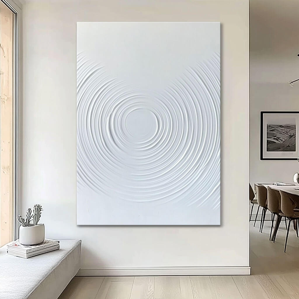 Water Ripples - Textured Abstract Wall Art Painting
