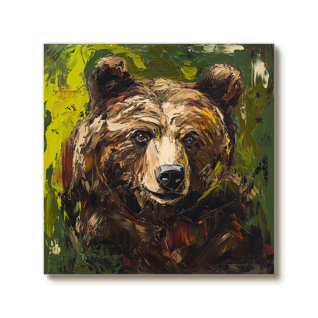Forest Guardian - Large Hand Painted Wildlife Wall Art