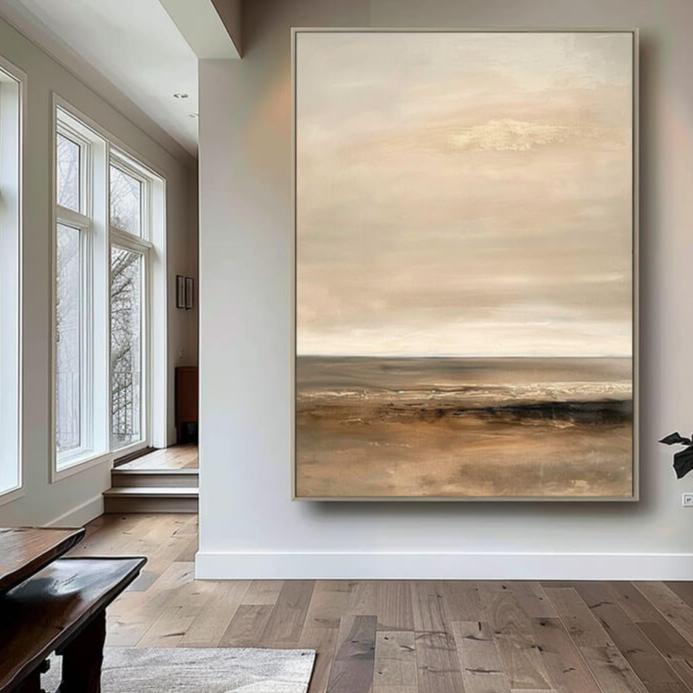 Grey Mist I - Original Abstract Art Painting