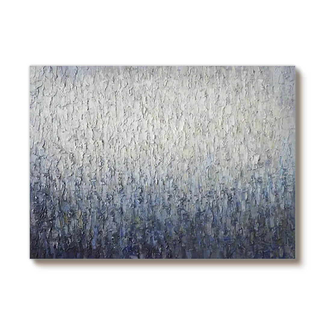 Blue Stagger - Modern Abstract Canvas Art Painting