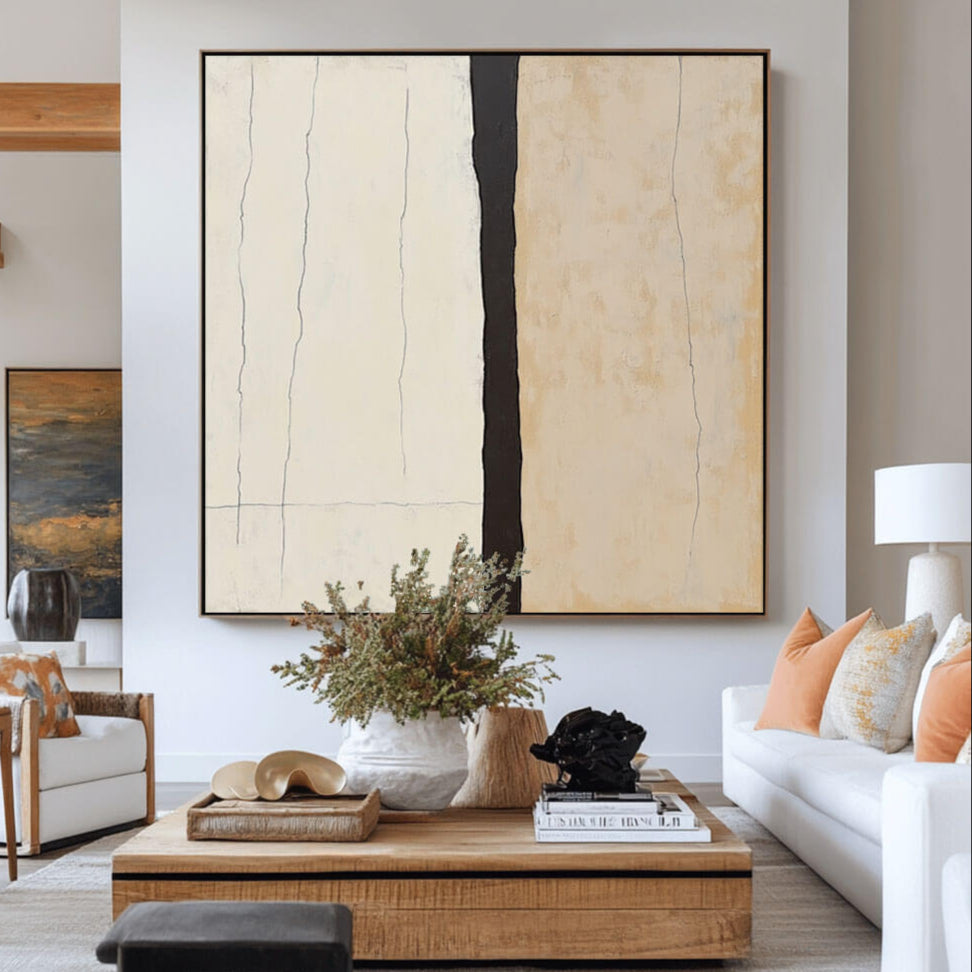 Fissure - Minimalist Abstract Art Painting