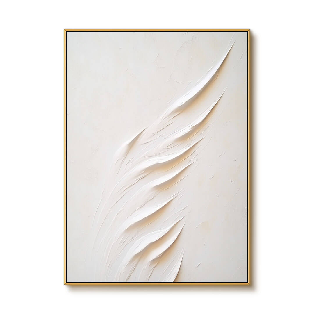 Reeds I - Textured Minimalist Art Painting