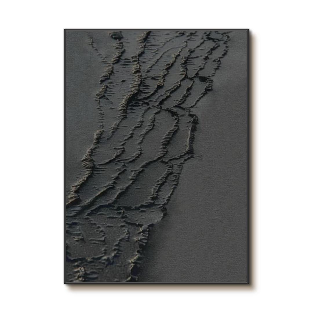 Whispers of the Night - Contemporary Abstract Textured Wall Art