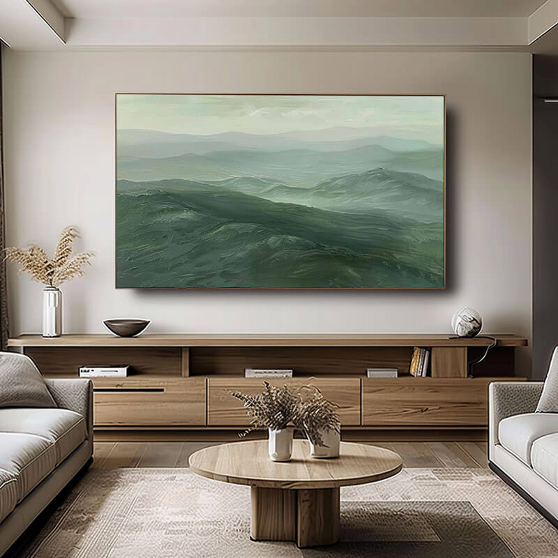 Mountain View - Large Abstract Landscape Wall Art