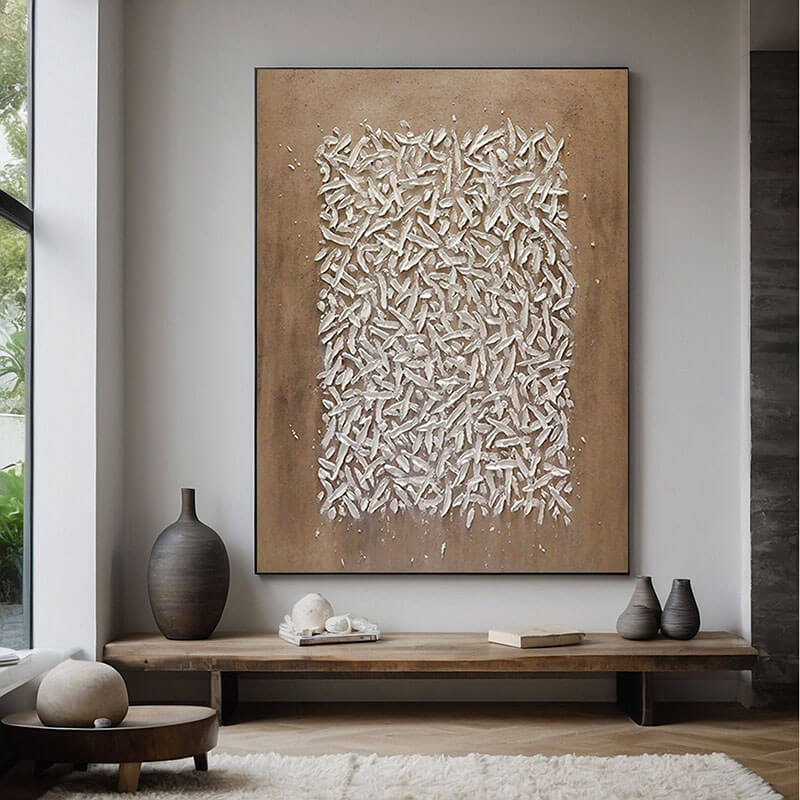 Entropy - Huge Texture Wabi-Sabi Wall Art Painting