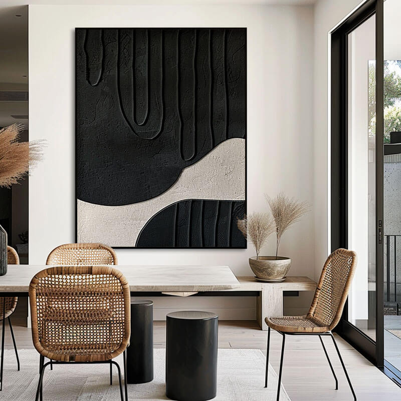 In Between - Abstract Minimalist Wall Art Painting