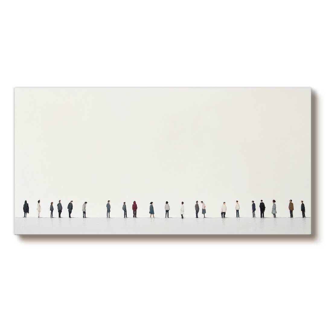 Common People - Modern Canvas Art Painting