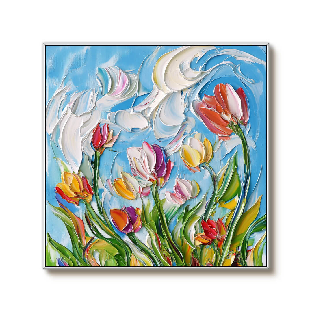 Life Is I - Textured Abstract Art Painting
