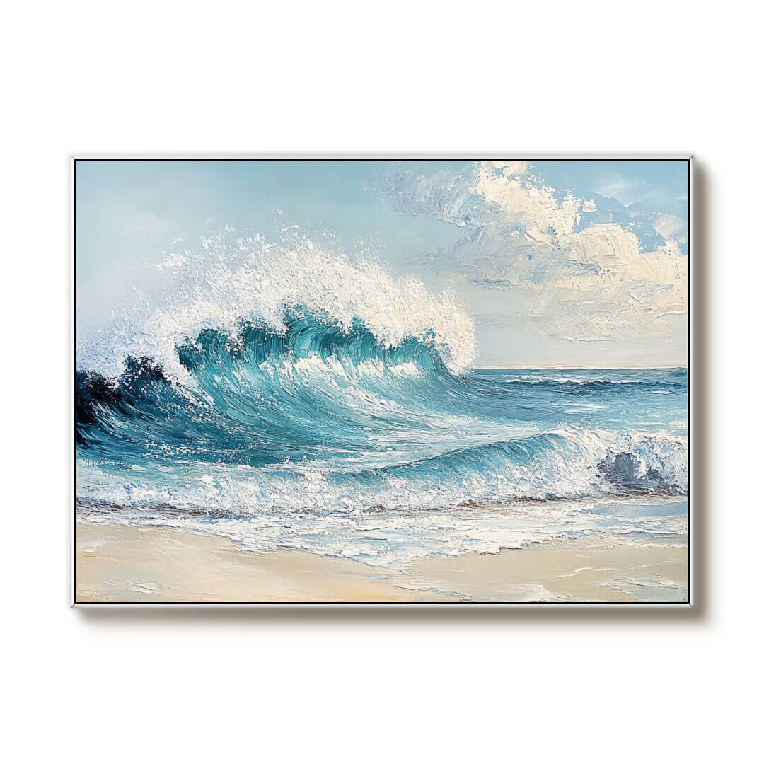 Seafoam Wave I - Seascape Wall Art Painting