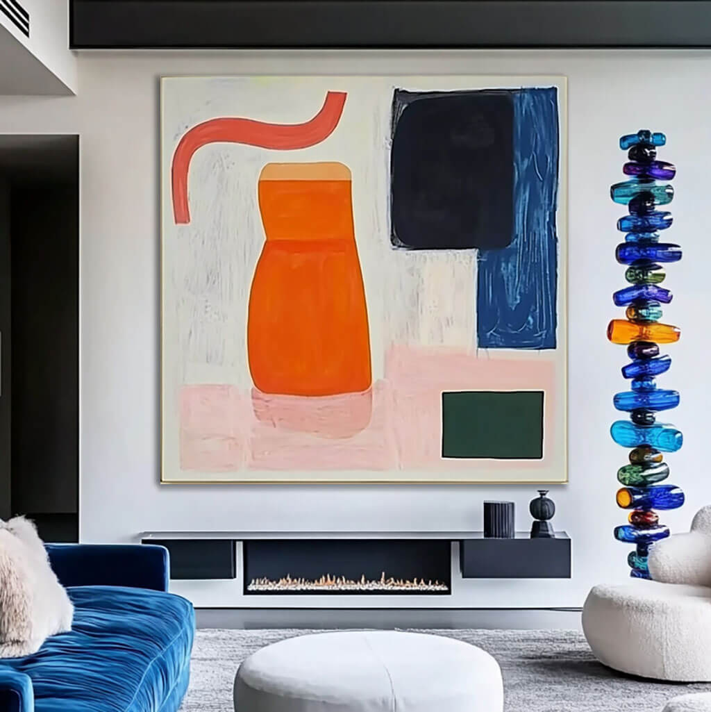 Everything In Its Right Place - Contemporary Abstract Art Painting
