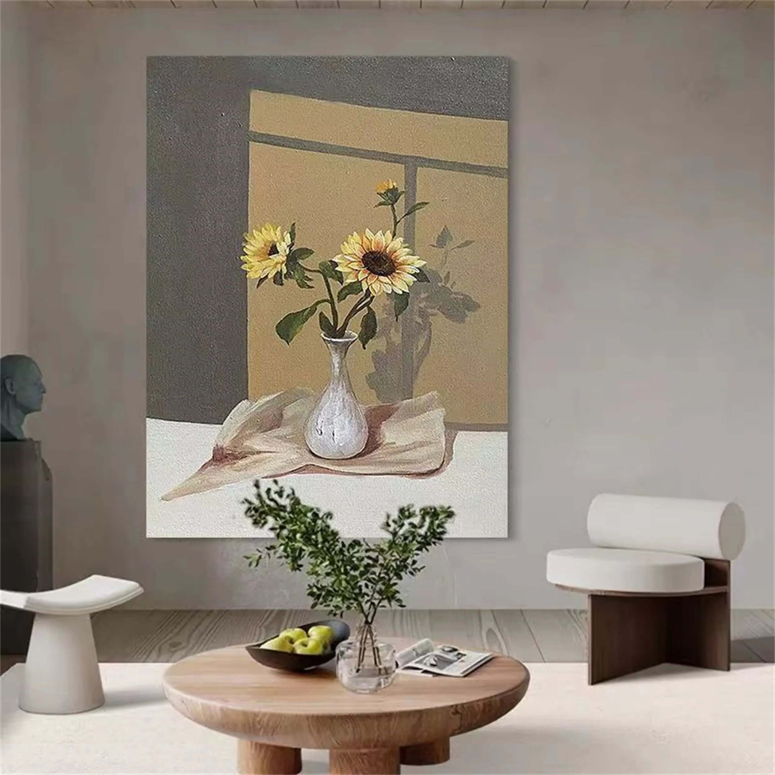 Vases I - Minimalist Abstract Wall Art Painting