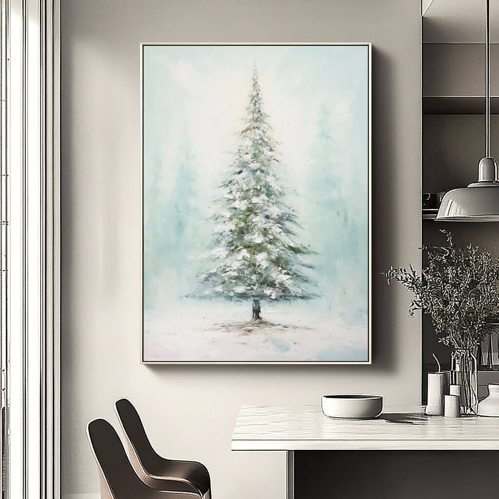 Blue Spruce - Green Wall Art Painting