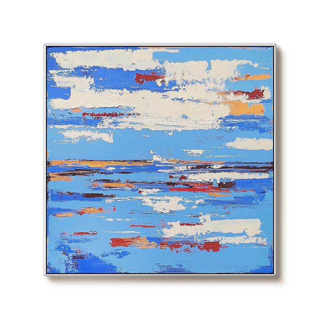 Blue Dream Sequence - Modern Abstract Art Painting