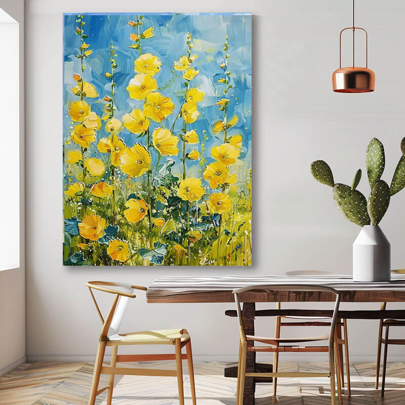Ode to Summer - Modern Flower Art Painting