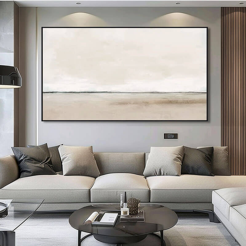 Horizontal Flow - Large Abstract Wall Art Painting