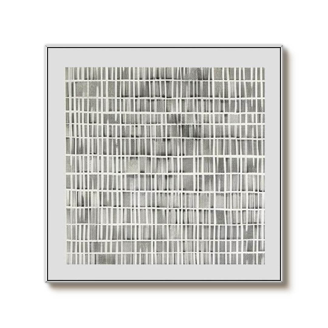 Grid Of Grit - Large Modern Wabi Sabi Wall Art