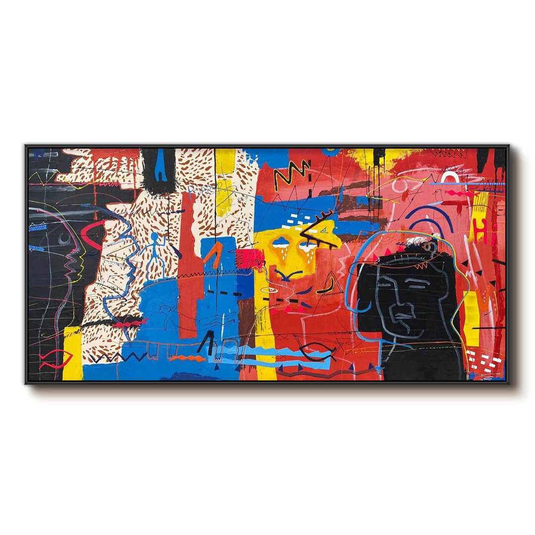 Era of Noise & Color - Large Modern Abstract Wall Art