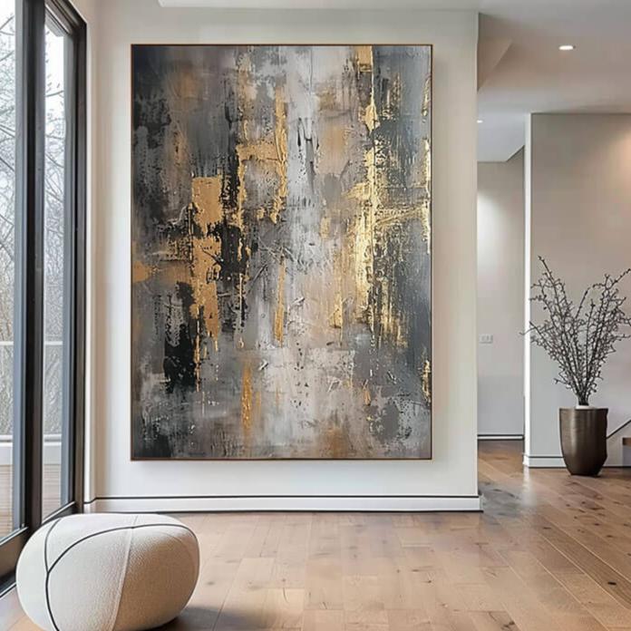 The Light Within - Large Abstract Textured Art Painting