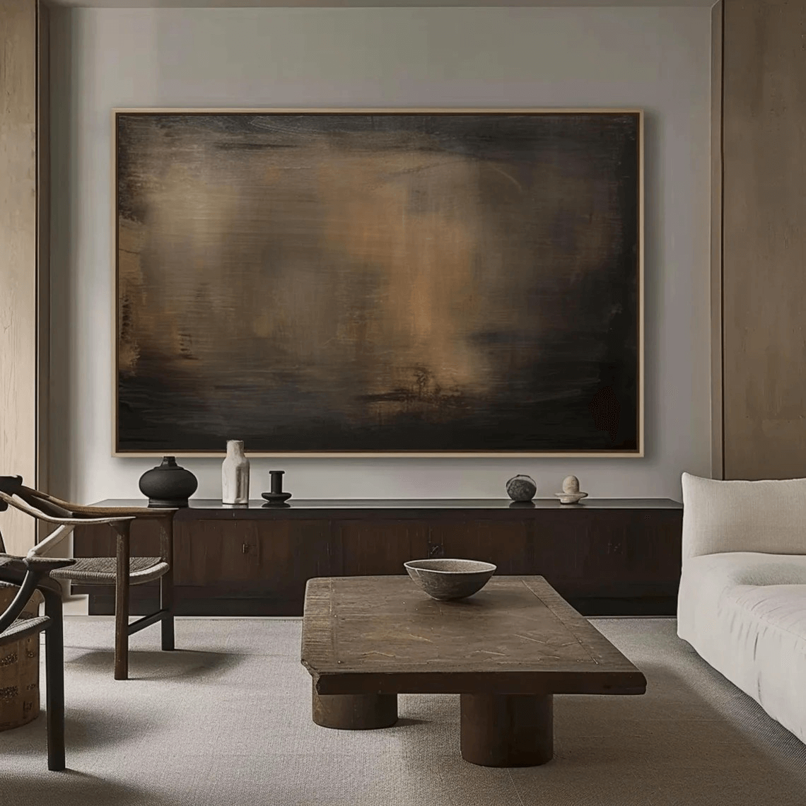 Dust of Dusk I - Modern Minimalist Abstract Wall Art