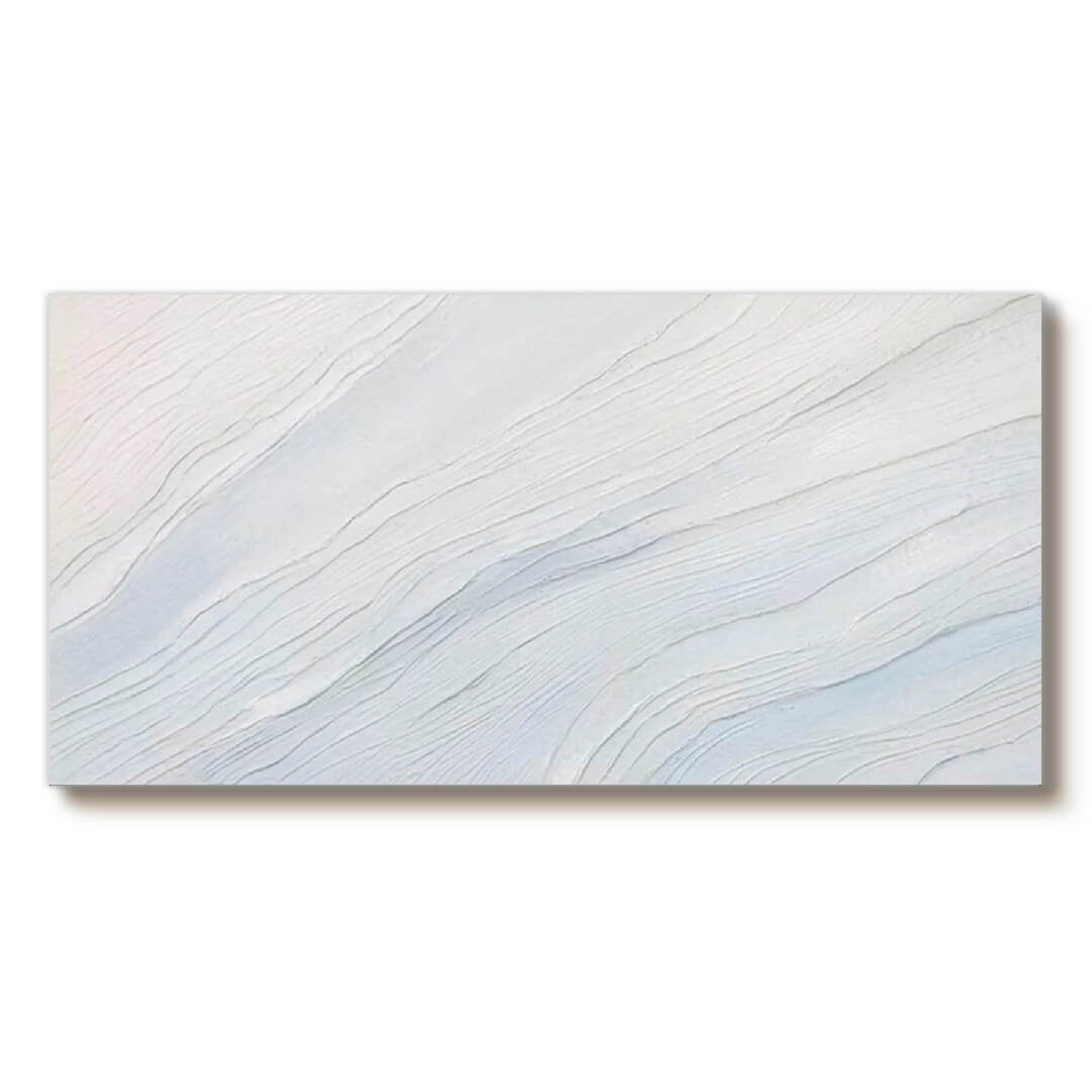 Muted Ripple - Minimalist Abstract Texture Wall Art