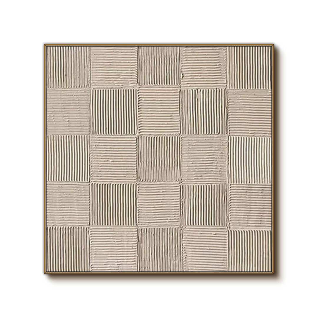 Linear Line - Large Textured Wall Art Painting