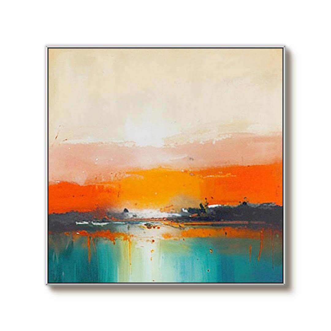 Sunset - Abstract Art Painting