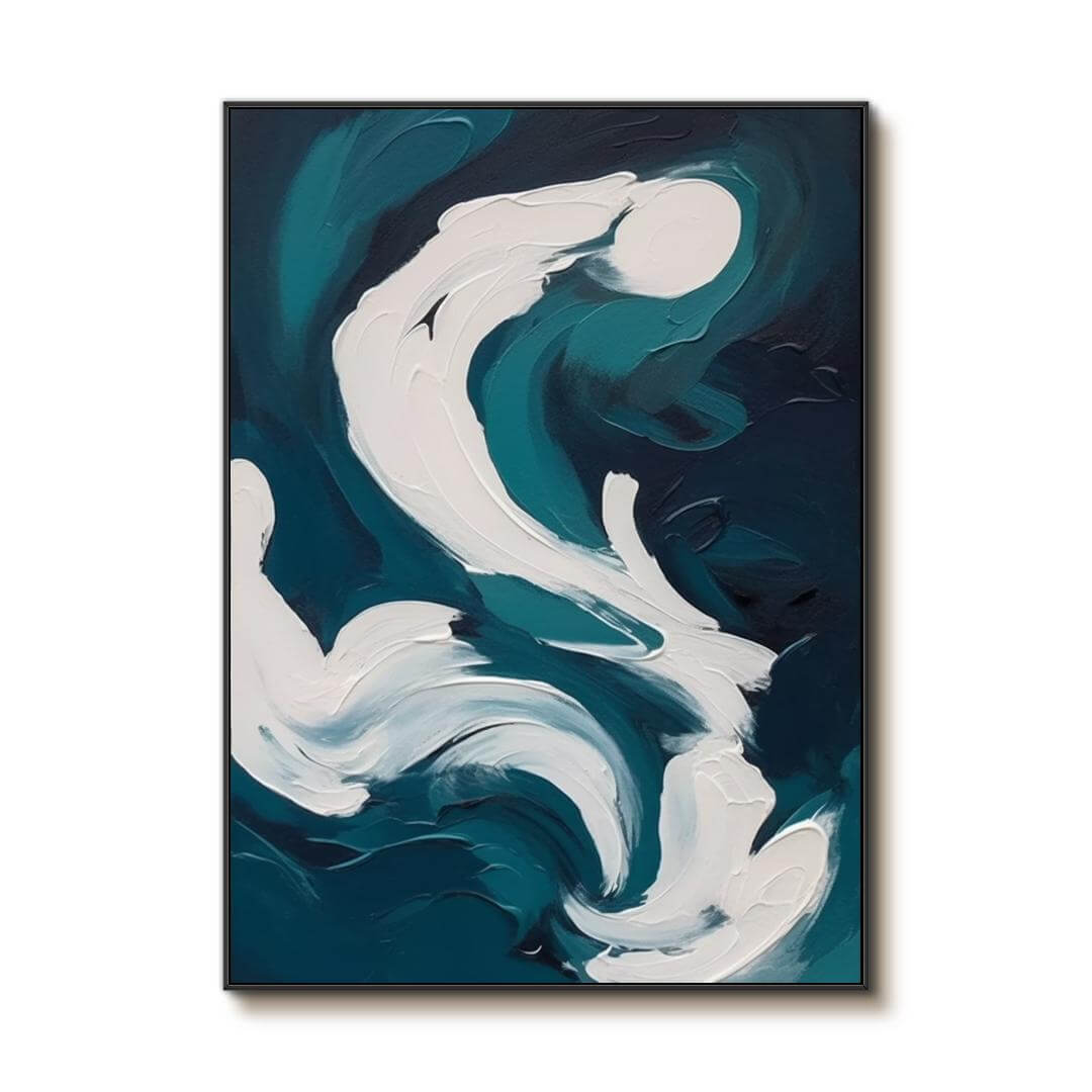 Ethereal Convergence - Abstract Canvas Wall Art
