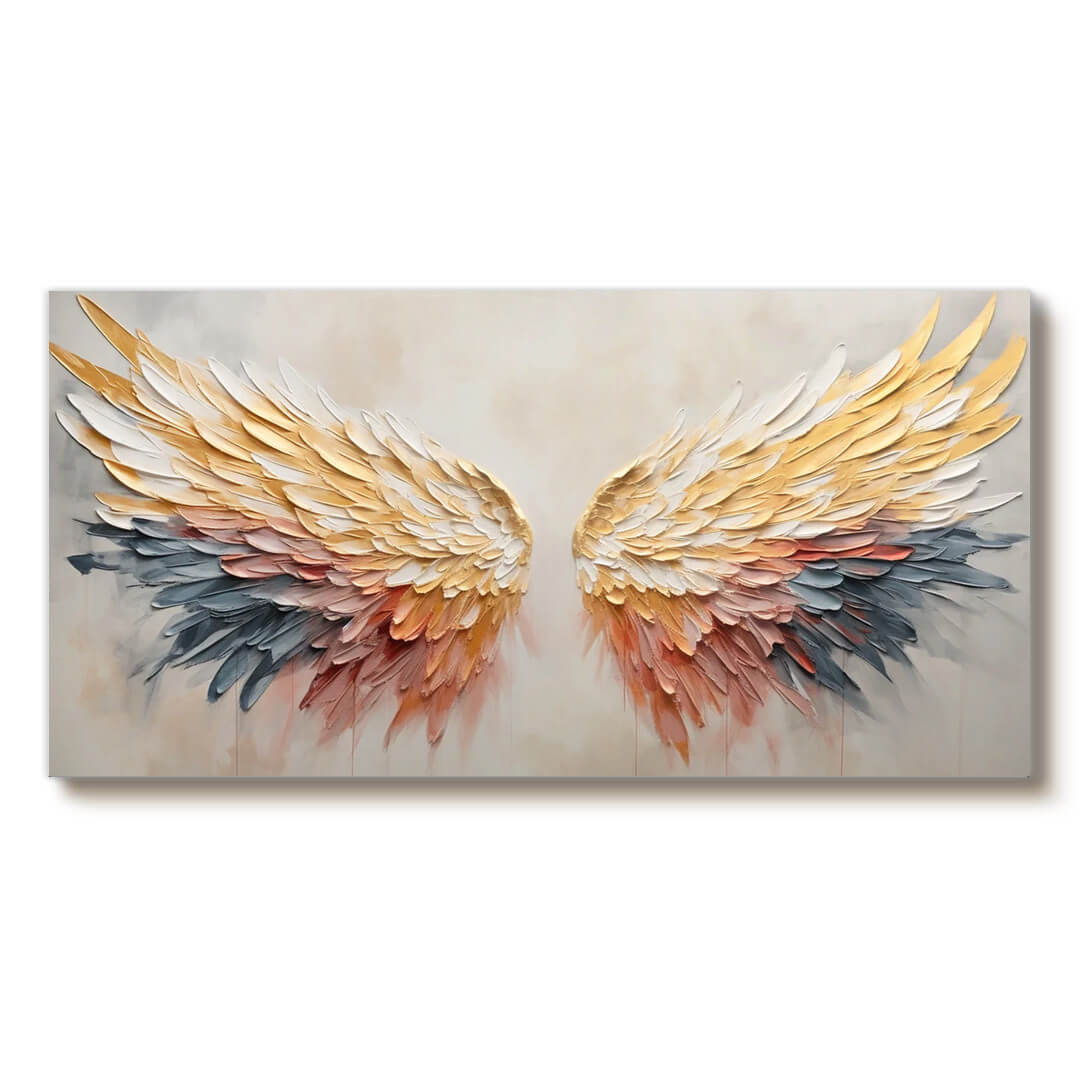 Wings - Large Textured Canvas Art Painting