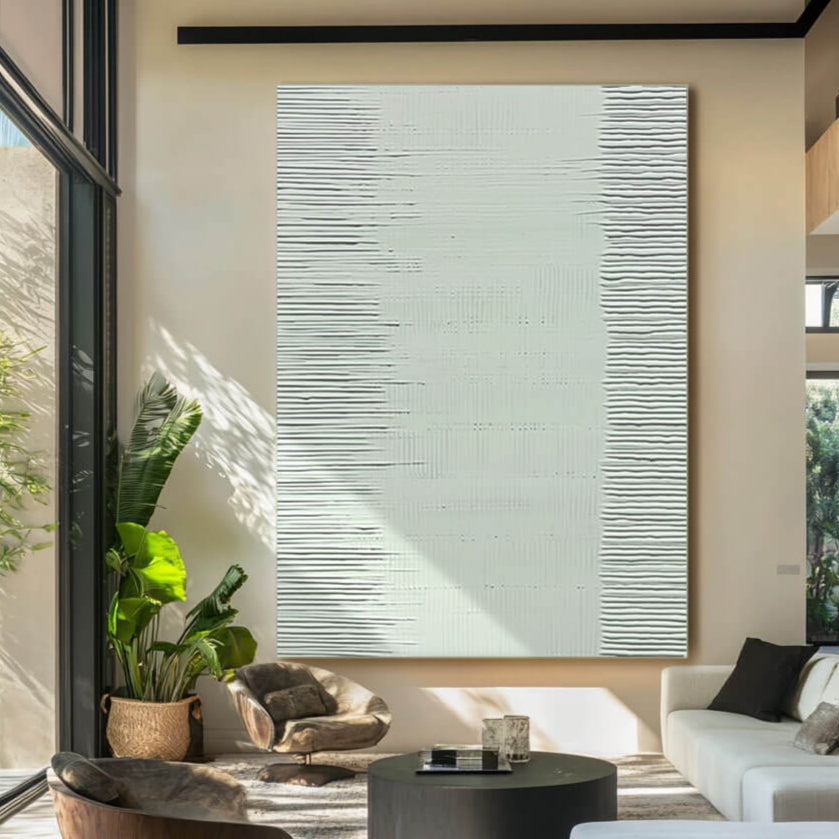 Static - Abstract Minimalist Textured Wall Art
