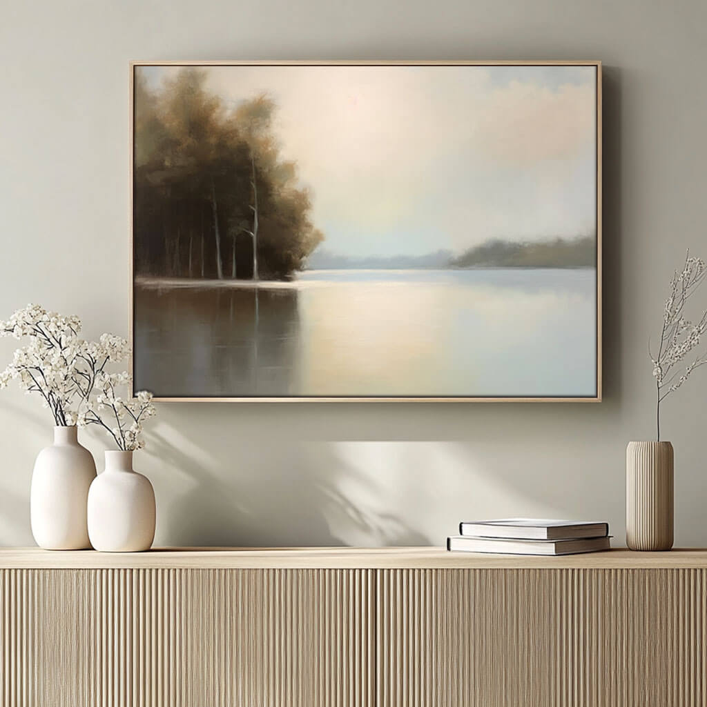 Waters Edge - Landscape Abstract Wall Art