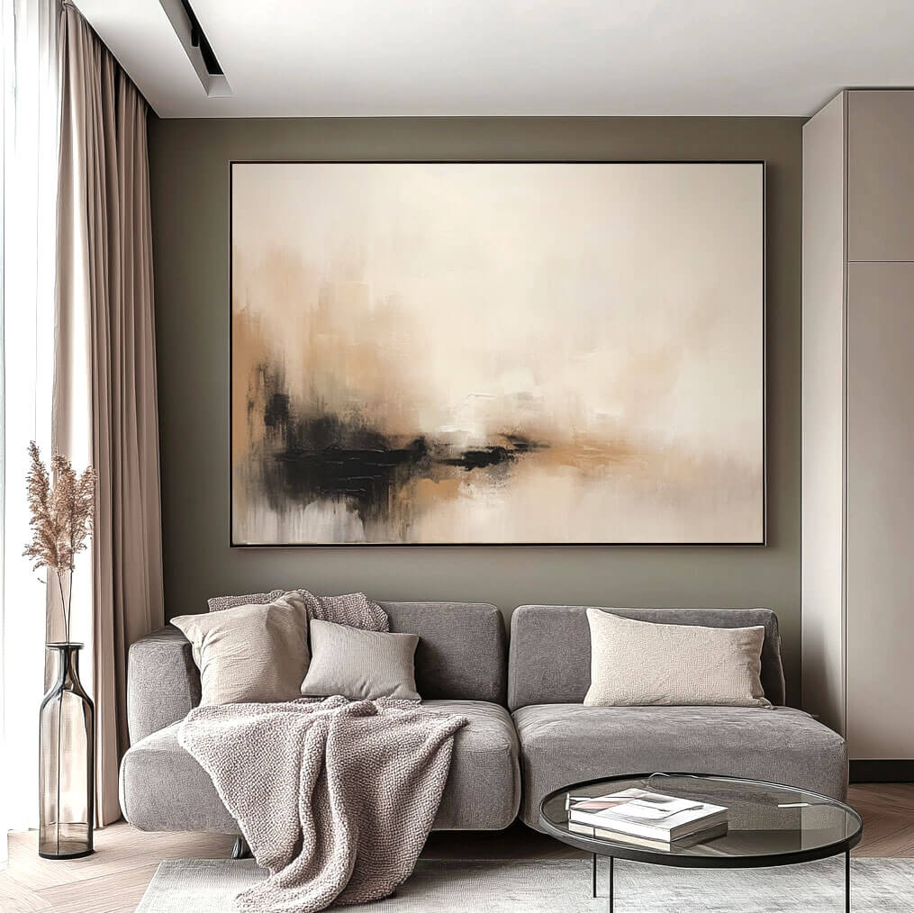 Solitude - Large Abstract Wall Art Painting