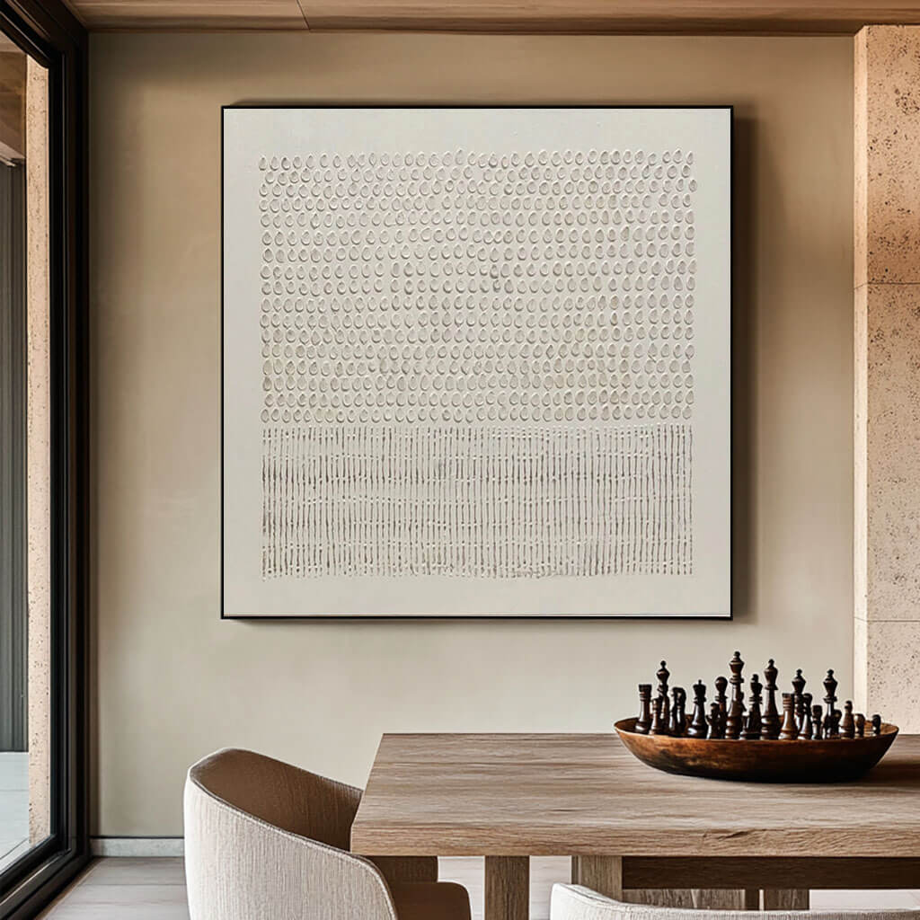 Field and Frequency - Textured Abstract Wall Art
