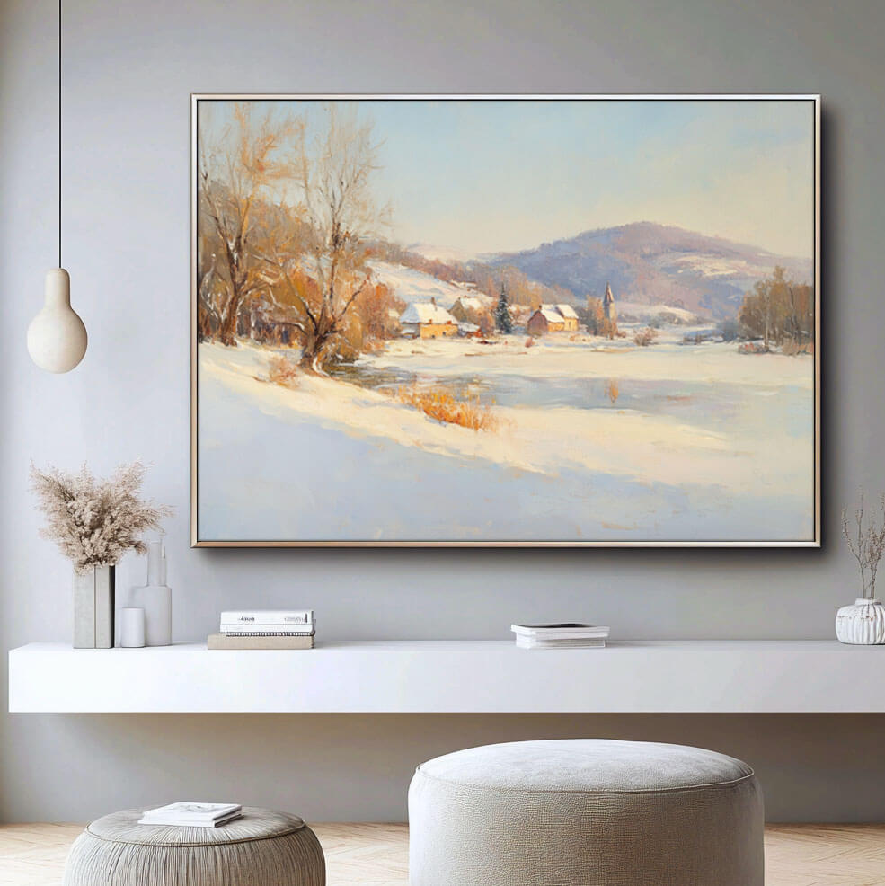 Winter Wonderland I - Snowscape Wall Art Painting