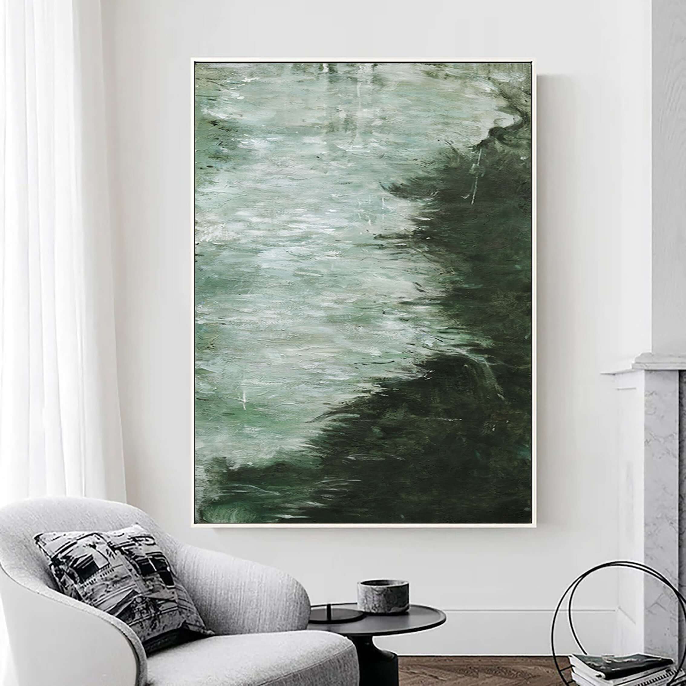 Green Invasion - Large Minimalist Wall Art
